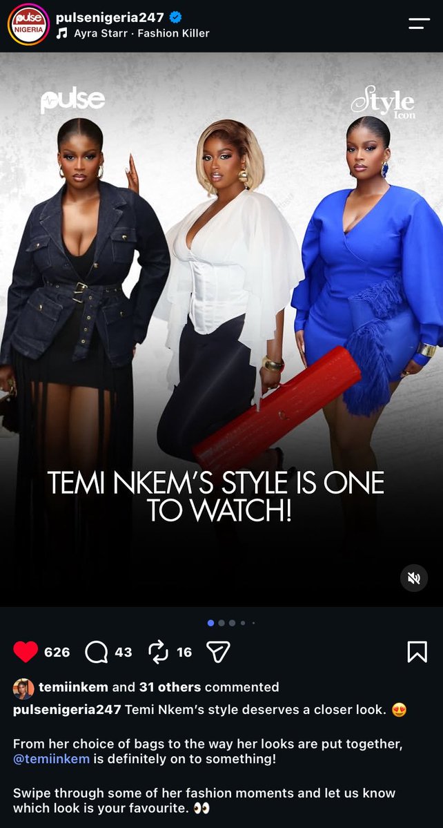 TemiNkemPaidMe's tweet photo. Yes oo! 
My baby no gree for only CORSET!!

The real Fashion Divas recognize STYLE when they see it! 🔥

She’s not here to follow trends, SHE IS HERE TO SET STANDARD! 
If you don’t get it, Keep watching.

TEMI NKEM THE NEXT BIG THING
TEMI NKEM THE STAR
#teminkem https://t.co/K90I7BzYe1