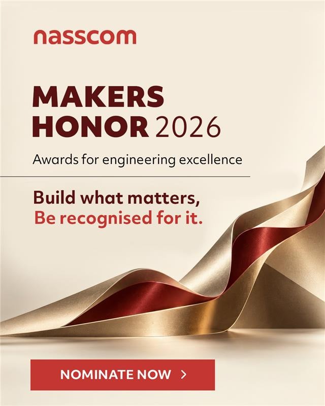 nasscom's tweet photo. The next engineer someone looks up to could be you.

The code others build on. The system that holds up at scale. The breakthrough that started with “there has to be a better way.”

You know what it took to build it. Give India a chance to know who built it.

Put your work forward for Nasscom Makers Honor 2026.

Apply now or nominate the engineer you look up to.
 https://t.co/b03WOi1Ysr

#NasscomMakersHonor #MakersHonor2026 #Engineering #Technology

@RNamb @sangeetagupta29 @doshikavita