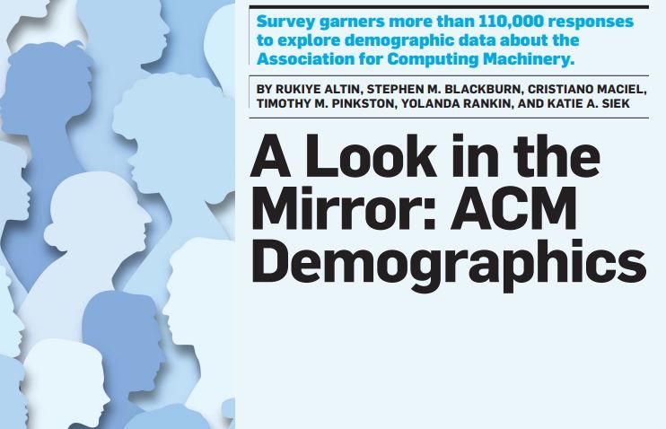 TheOfficialACM's tweet photo. Who are ACM and who do we represent?

Based on over 110,000 survey responses, this snapshot reveals a global community witnessing major generational demographic differences.

These findings matter because they help us understand not just who participates in ACM today, but also whose presence and voices are missing. Learn more here: https://t.co/0qyo5PLLkL 

Join ACM and help shape the future of computing with us: https://t.co/k1PoFvEYm2