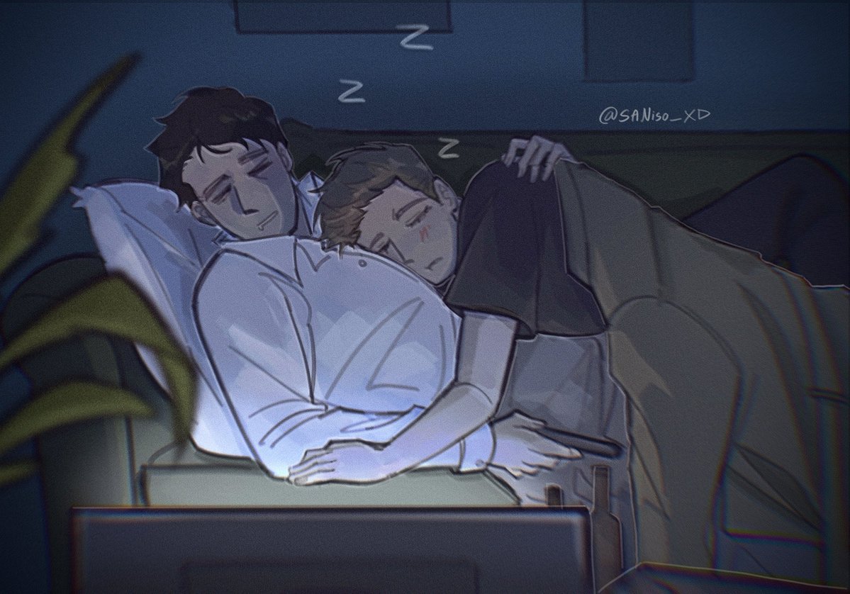 SANiso_XD's tweet photo. In another life, they're having a movie night

#Destiel https://t.co/bJfHvQEWoC