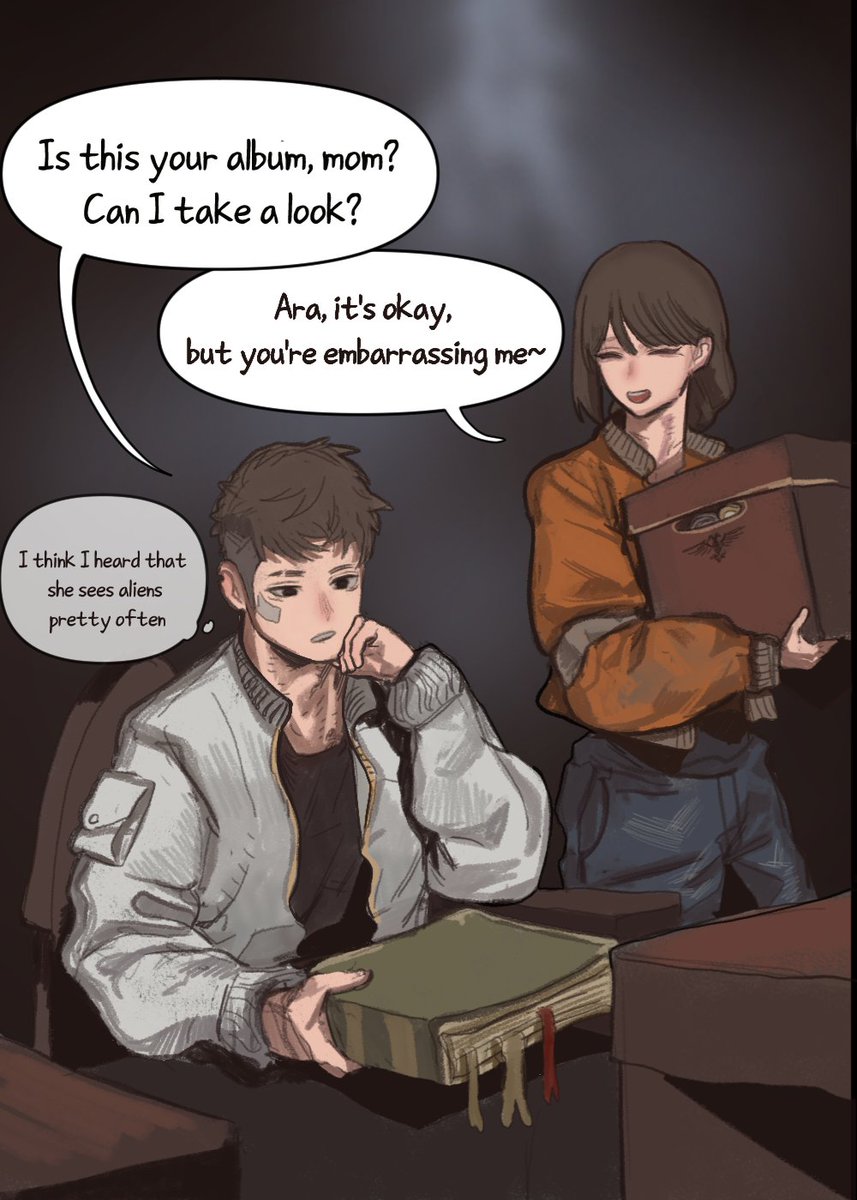 101ho_'s tweet photo. Mother's Past https://t.co/vT0ljyXkM4