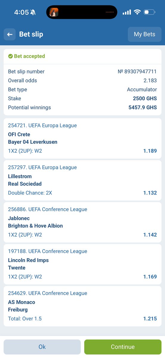 Bentil00's tweet photo. Banker on 1XBET🍀🔥

Code👉🏻 F6YML https://t.co/4kVdUvWVjv