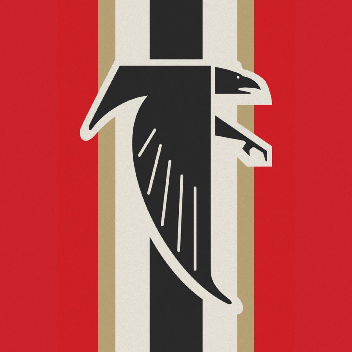 PlayBracco's tweet photo. The Falcons new logo looks it’s ready to invade Poland https://t.co/Oezg4F3Fj3