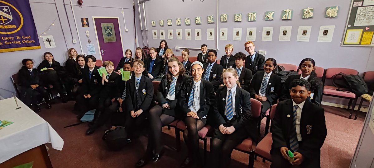 BC_Chaplaincy's tweet photo. Our Ks3 chaplaincy team all came together for the first time as a group today!💪 It was so wonderful to discuss as a group what it means to be chaplaincy and the ways we can serve going forward! We reminded ourselves, it's all for Christ, and it is no accident they are here!🕊️❤️‍🔥 https://t.co/lip2D6cB0Q