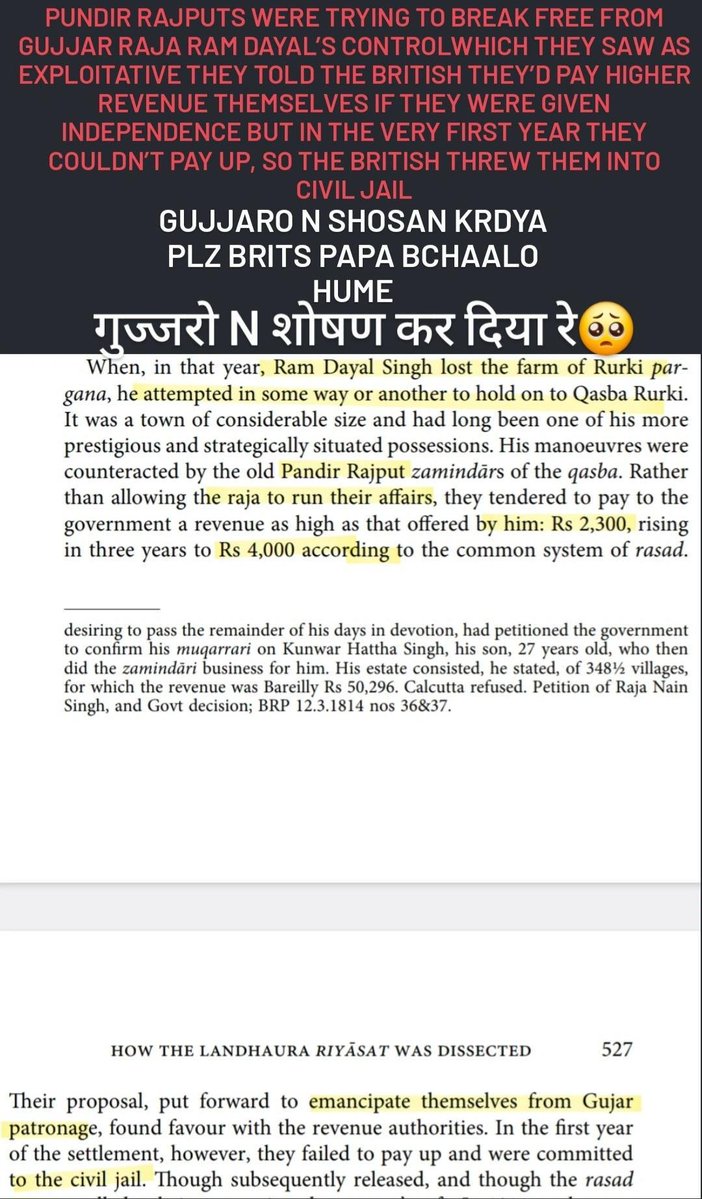 GujjarD2589's tweet photo. Fir bhee मुज़फ़्फ़रनगर, सहारनपुर, हरिद्वार और देहरादून के सारे सारे पुंडीर #डपूप  टैक्स देने और अपनी m** के चूतड़ पेश👇 करने लंढौरा आते थे। https://t.co/LgKWZJJ3yp