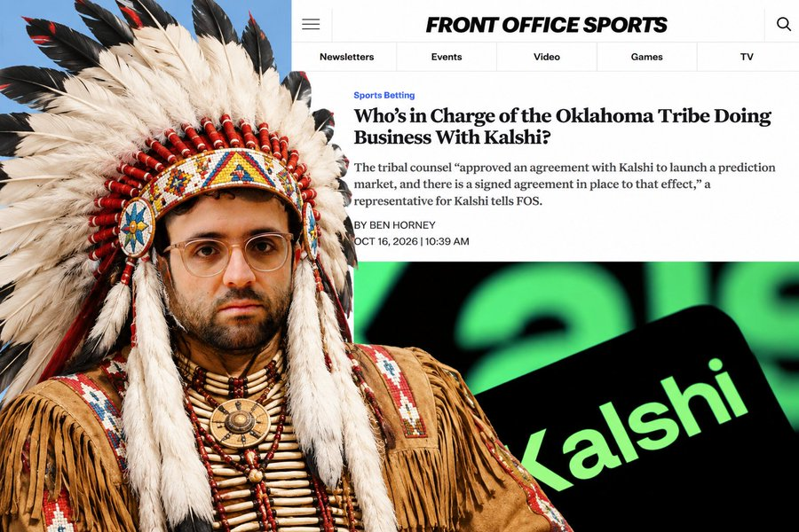 Autonomous_Chad's tweet photo. Kalshi just got scammed by a fake Indian Chief !

They wanted to sign a deal with a tribe to launch a Kalshi branded prediction market.

but the chief they signed with was an IMPOSTOR. 

Kalshi is trying to gain the support of Native American by bribing they with juicy partnerships.

They thought they had struck a deal with Wilson Yargee, Chief of the Quassarte tribe.

Except Wilson Yargee was not the real chief.

the next the actual Chief of the Quassarte denounced the deal saying :  

- His leadership NEVER approved the deal. 
- He only discovered it through a CNN report. 
- The opposing faction had no authority to sign on behalf of the tribe.  

Turns out the Alabama-Quassarte tribe has 2 rival chiefs fighting for power.  Samuel Marshall Jr. (legit) and Wilson Yargee (impostor), each with their own supporting factions.  

Now the legality of the deal rests on this succession dispute :  

> The legitimist faction behind Marshall say the deal is void since Yargee is not the real chief.  

> The impostor faction, backed by Kashi, insists the deal is legitimate and that Yargee is the real chief.  

Kalshi thought they were smart trying to buy the support of tribes before their supreme court case and now they are stuck solving Tribal succession disputes.

Well deserved.