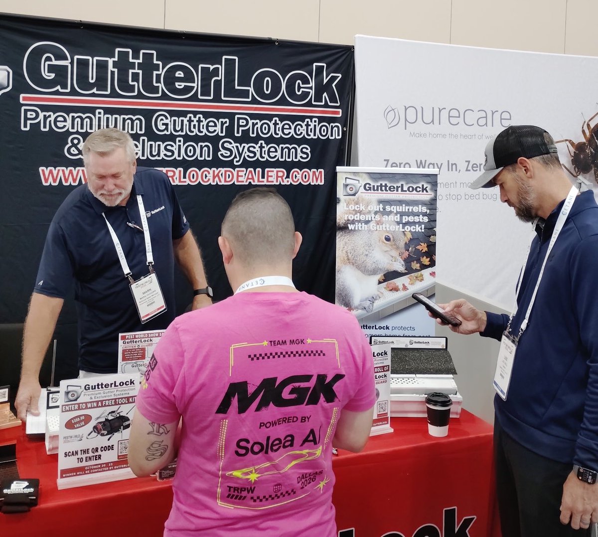 gutterlock's tweet photo. #pestworld2026 #gutterlock #pestexclusion #booth112 https://t.co/yc3Lve7tiJ