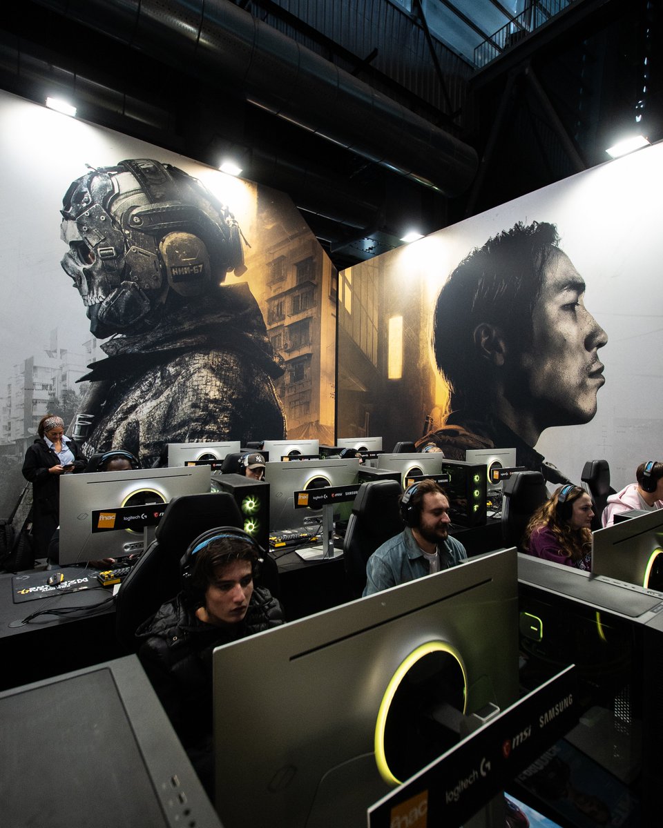CallofDutyFR's tweet photo. POV : tu passes à la PGW et tu tombes sur #MW4.🔥
Quelques images pour vivre l'expérience Call of Duty à la #ParisGamesWeek2026  ! Venez nombreux sur le stand B6, Hall 1 🎮 https://t.co/WEh6zQ8Tbr