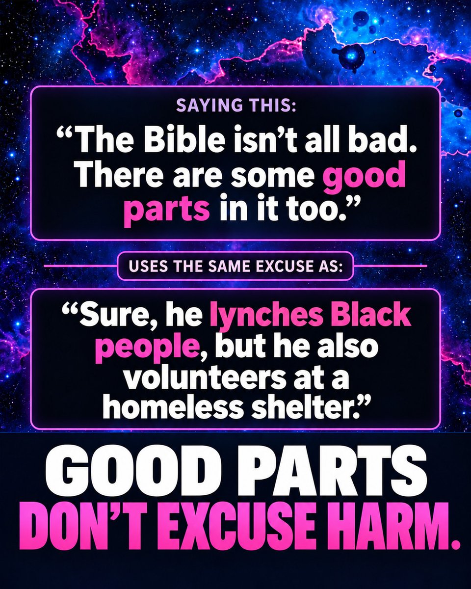 GodlessEngineer's tweet photo. How many good things does it take to wash away the inexcusable, horrible things? https://t.co/EpJJ2kAdIH