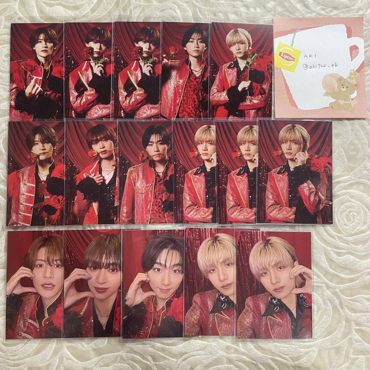 aki722_eb's tweet photo. Lienel 愛のダバダ トレカ HMV タワレコ Amazon 特典 交換

出⇒芳賀 近藤 森田 高桑
求⇒画像2 武田 高岡＞異種 武田 高岡

＊お声かけが重なった場合は条件の良い方
＊纏めての方優先
＊初回の方は固定必読 https://t.co/ZrbPwCVhKu