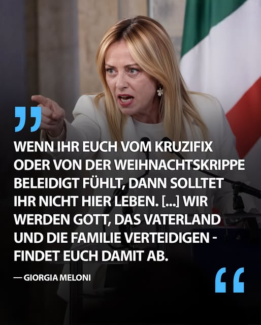 PikAssDE's tweet photo. Das ist eine unmissverständliche Ansage und eine klare Abfuhr an alle, die meinen, sie könnten die italienische Kultur und Traditionen einfach so umkrempeln. 🇮🇹 💪 #Italien #Tradition #Kultur https://t.co/aeF8BTQEtQ