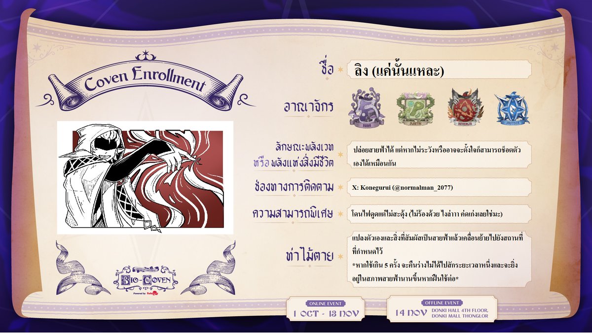 normalman_2077's tweet photo. อะแฮ่มๆๆ แนะนำตัวกั๊ป เป็นลิงที่ใช้สายฟ้าได้นิดหน่อยล่ะ
#PLG6ANNI #PLGCovenEn https://t.co/a1wGSQ9ArX