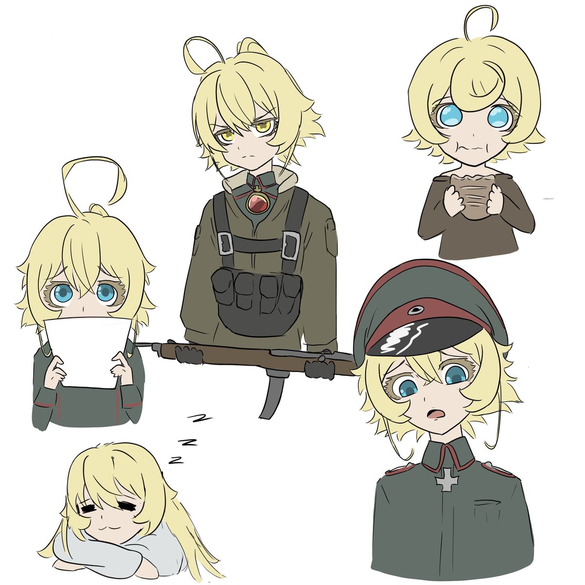 V0lnir's tweet photo. Tanya doodles inktober day 22 https://t.co/Dhg8wfSxvp