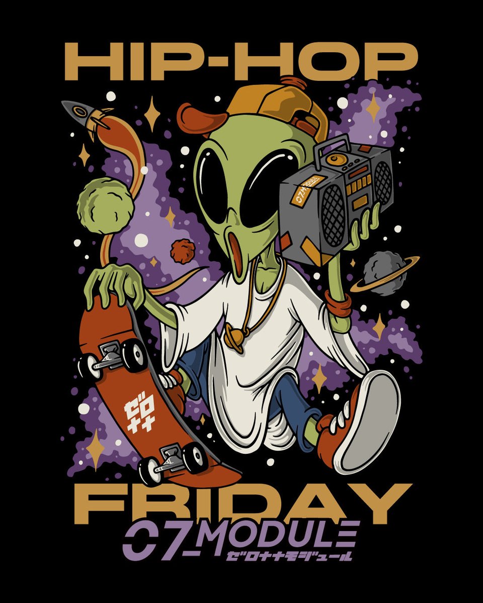 07_MODULE's tweet photo. 🎧 07-MODULE HIP-HOP FRIDAY 👽🚀

毎月第3金曜日、ゼロナナがHIP-HOP MODEに。

いつもより少し照明を落とした店内で、
HIP-HOPを聴きながらチルな時間を。

🎵 BGMはHIP-HOP中心
🎤 好きな曲のリクエストもOK！
☕ 通常営業なのでカフェ利用だけでも大歓迎

HIP-HOP好きも、初めての方も。
宇宙船で一緒に音楽を楽しみましょう🪐

📍中野 07-MODULE

#HIPHOP #ヒップホップ #中野カフェ #07MODULE #ゼロナナ