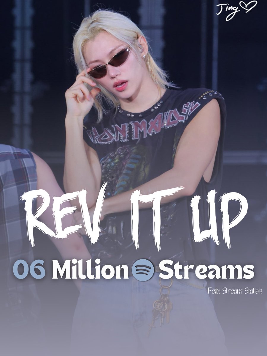 FELIXStreamSTN's tweet photo. [SPOTIFY 🏆 ]  " 𝙍𝙚𝙫 𝙄𝙩 𝙐𝙥 " has surpassed 6M Streams 

🔗 : https://t.co/b3ySqZtfTd

#FELIX_RevItUp https://t.co/IiIvdEyTkt