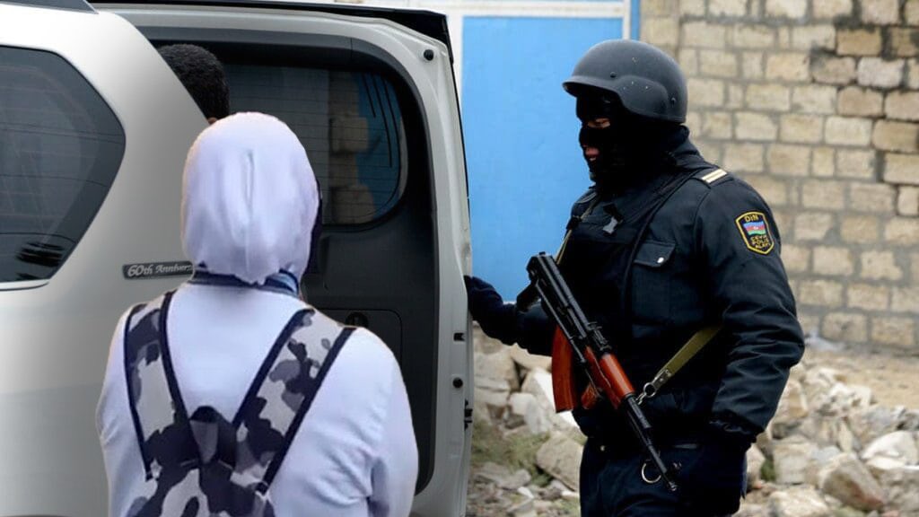doamuslims's tweet photo. ⚠️ 88 people detained in Nardaran, Azerbaijan for protesting against the Hijab Ban in schools. 

Some of those detained were sentenced to administrative detention, while criminal proceedings were initiated against the vast majority.

It was reported that the police had treated the village residents extremely harshly and that the local population was under severe pressure.

It was also reported that security forces had threatened the relatives of those detained, warning them that “if they speak to the media, their relatives inside will be tortured.”