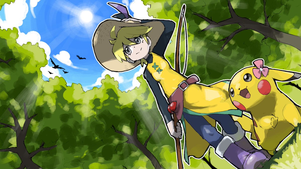 Blacknirrow's tweet photo. Yellow and Pikachu https://t.co/pjfvyE0wa6