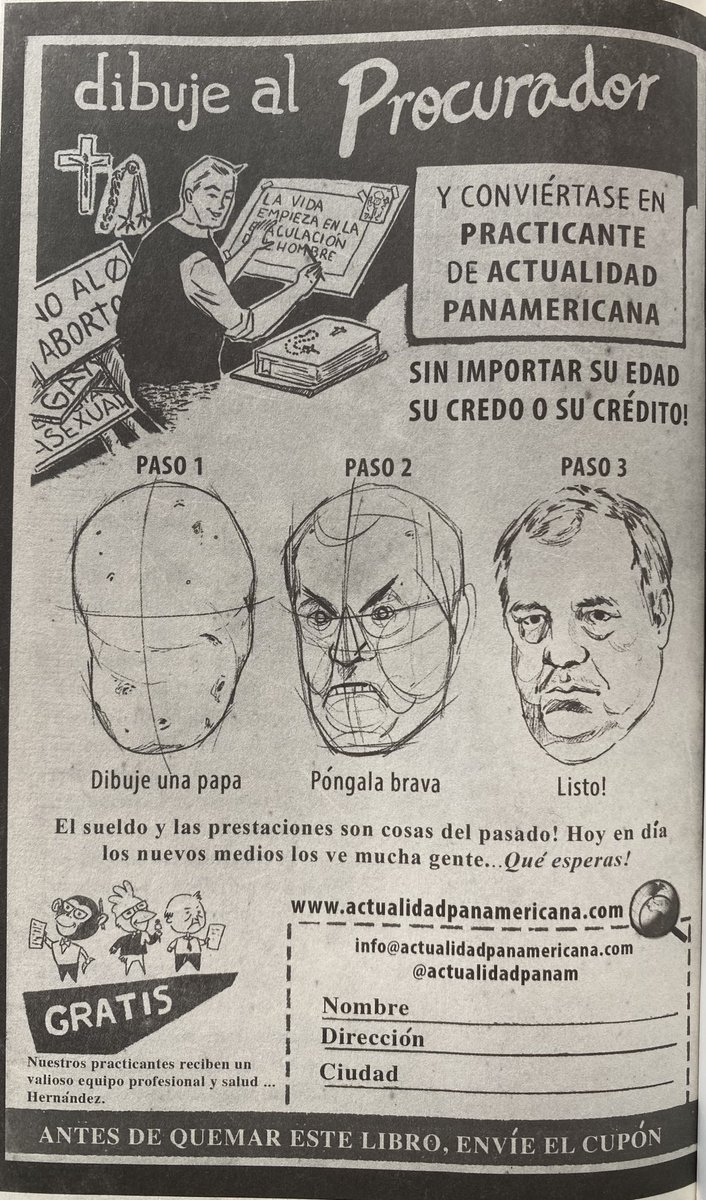 actualidadpanam's tweet photo. Hoy lamentamos tener que celebrar, iluminados por monseñor Lefebvre desde el infierno, el #OrdoñezDay en AP. Comenzamos con esta cartilla para dibujarlo que se incluyó en nuestro libro de hace unos años: https://t.co/raM7KtLwwj