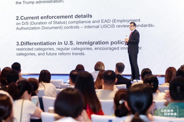 nataliegwinters's tweet photo. EXCLUSIVE: He led USCIS field operations under Biden. Now a Chinese immigration firm is selling clients access to his expertise.

Michael Valverde entered an exclusive China advisory agreement with Beijing-based Yingzhong Overseas Consulting.

The company’s pitch, translated from Chinese:

“Incorporate immigration officers’ thinking into case preparation, improving the likelihood of approval from the outset.”

A promotional photo shows Valverde beside a presentation referencing “internal USCIS review standards” during a discussion of immigration-status compliance and work authorization.

The firm advertises private case pre-reviews, difficult-case consultations, and monthly internal training for its American and Chinese teams.

Valverde’s own consulting website offers:

“insider policy, operational knowledge, and experience that I gained during my 28-year career”

The China connection goes further.

Yingzhong’s founder participated in a migration-policy forum co-organized by CUSEF—which a U.S. congressional commission describes as “united front-linked.”

House China committee chairman John Moolenaar has characterized CUSEF as an instrument of CCP political warfare aimed at influencing Americans’ views of Beijing.