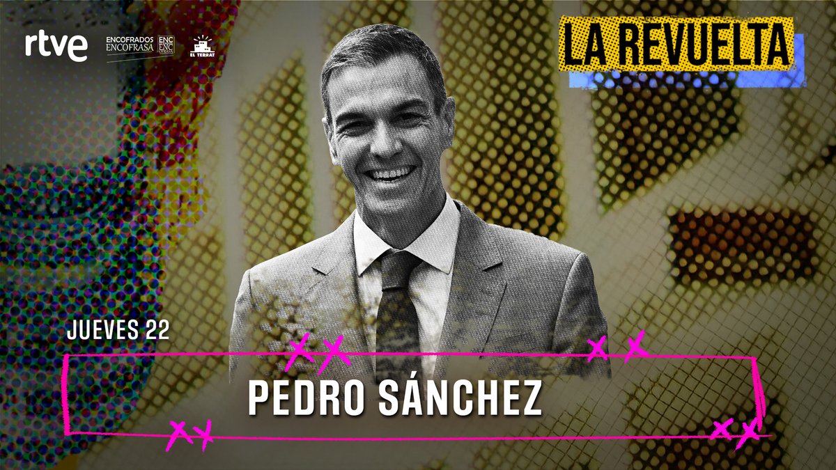 LaRevuelta_TVE's tweet photo. Primer candidato en confirmar.

Recordamos que la invitación al resto de candidatos sigue en pie. https://t.co/IbsL5ajcbm