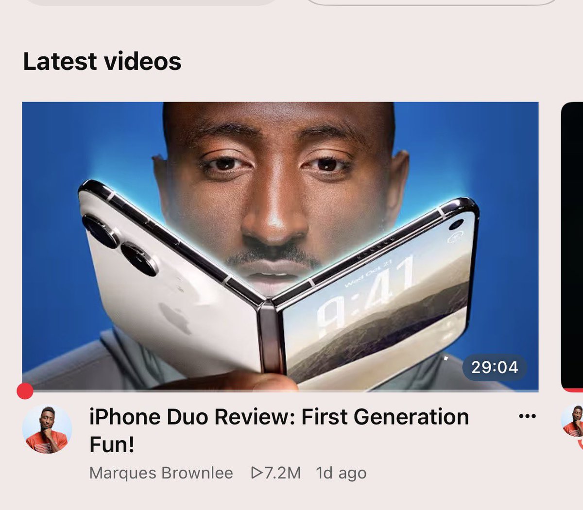 SamSevenPro's tweet photo. @wholemars He already foreshadowed himself in the new video 😂😂 https://t.co/L09bo7FOO8