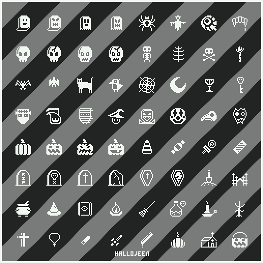 SeeOneGames's tweet photo. Added some Halloween icons to 1bit icons
https://t.co/z8wF0jAVz2

#gamedev #assetpack https://t.co/VqqLalvP5v