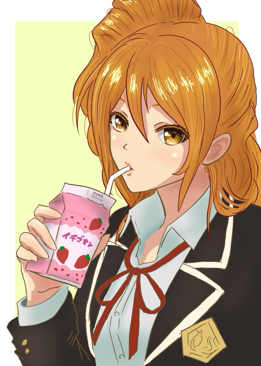 fV9XkMGRdWUIWI2's tweet photo. 僕の高校では、ギャルっぽい子はイチゴオレ類を飲んでましたね
横顔…ではないな💦
#skst_1h_drawing +10min https://t.co/xPv67VQaXt