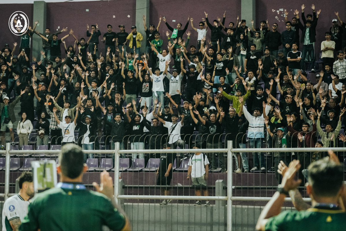 PSSleman's tweet photo. Akan selalu hidup dalam ingatan dan menjadi bagian yang tak tergantikan. Beristirahatlah dengan tenang. 💚

Terima kasih PSS Fans yang tanpa lelah membersamai Super Elja. Hati-hati dalam perjalanan pulang, selalu utamakan keselamatan.

Sampai jumpa di laga kandang berikutnya. Kami akan berjuang lebih keras untuk meraih hasil maksimal. 

#PSS #COSE #PSSday #KDRvsPSS