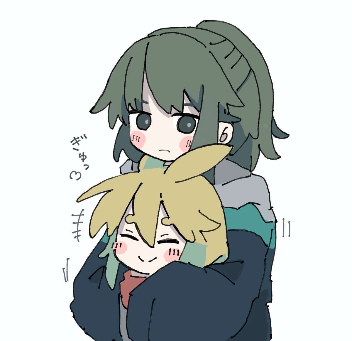 Blan_fossil_13's tweet photo. ぎゅっ https://t.co/Bsr0Fda1Cu