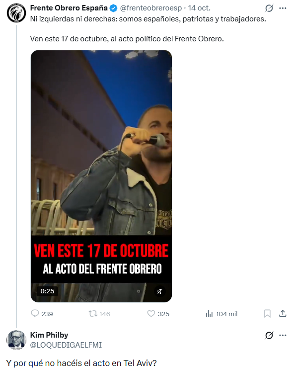 LOQUEDIGAELFMI's tweet photo. El tinglado de Rabino Vaquero, líder del Frente Hebreo que apoyó entregar Ceuta, Melilla y Canarias, hijo de madero condenado y reclutador en un kebab apoyando a los kurdos en defensa de la entelequia separatista en Siria llamada Rojava, me bloquea por goy no circuncidado. Oh vey https://t.co/q2ujt6fopg