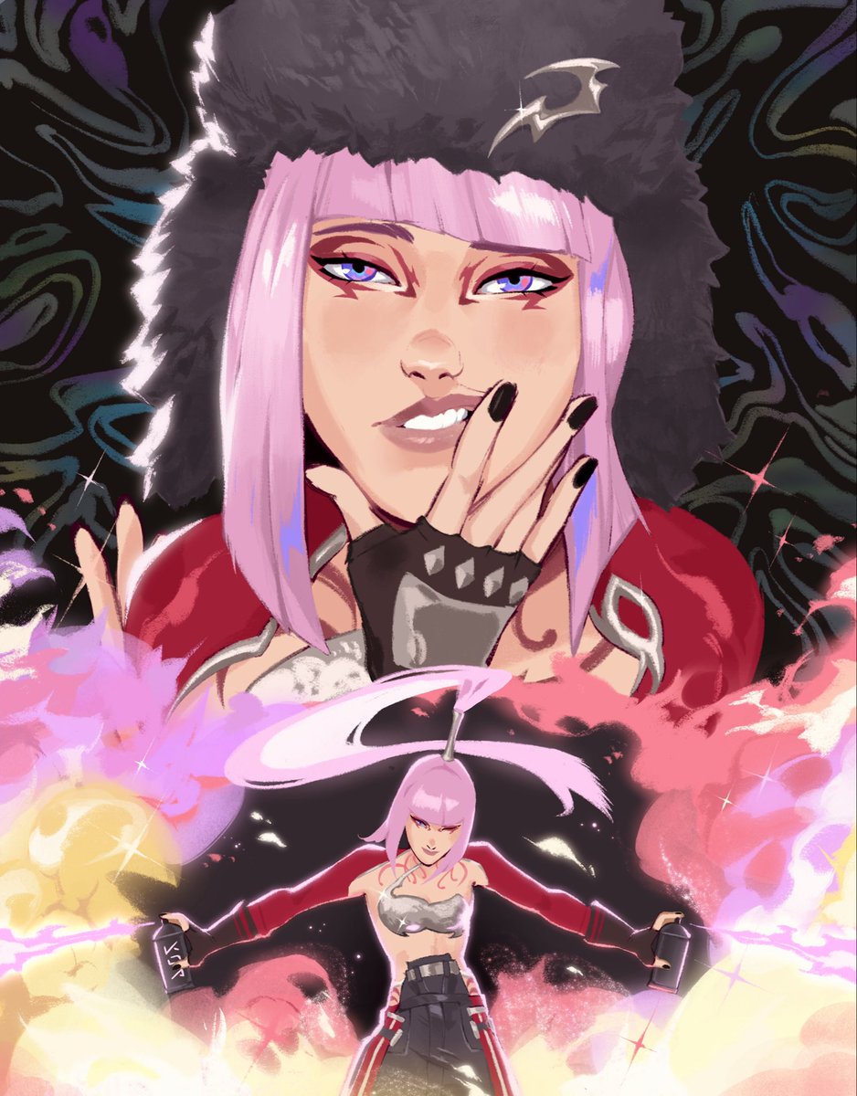 greeniris_'s tweet photo. FIRE EVERYTHING…?!? 🔥 

#Akali #KDA https://t.co/6CR5Zxnq9R