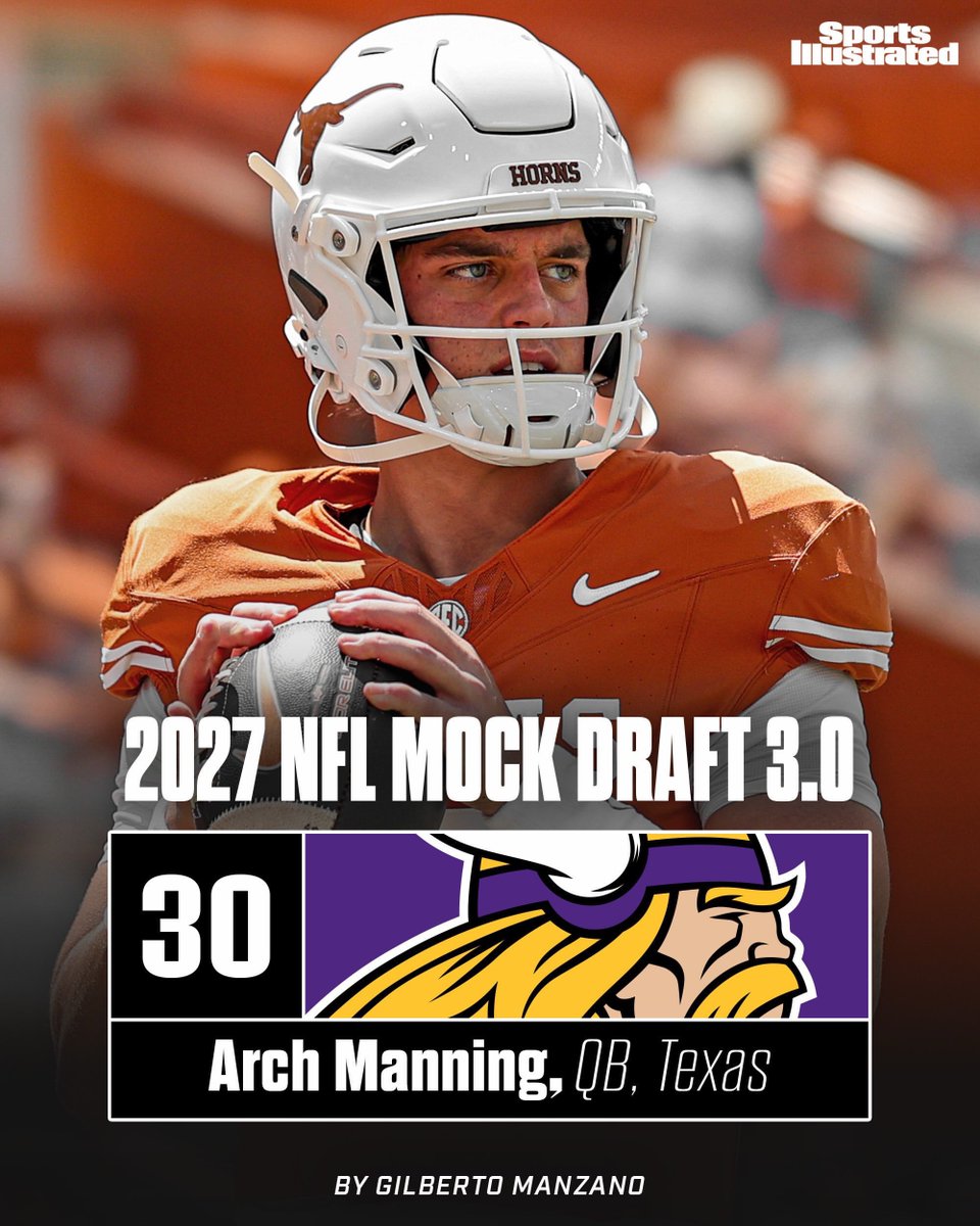 vikingzfanpage's tweet photo. Would you take the flier on Arch Manning if he fell to the #Vikings in the draft?

(Via @SInow) https://t.co/utKcVmGnah