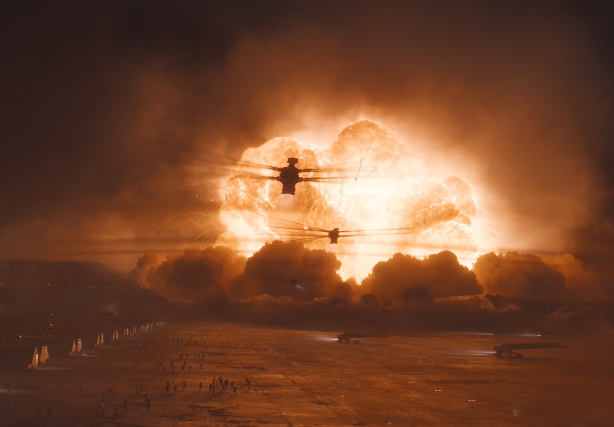 dneg's tweet photo. Can you believe #Dune: Part One hit theatres five years ago today? What an honour it was to serve as lead #VFX partner on director Denis Villeneuve's incredible film - and to be entrusted with his vision again for #DunePartTwo and #DunePartThree! https://t.co/TSjQZ08U7i