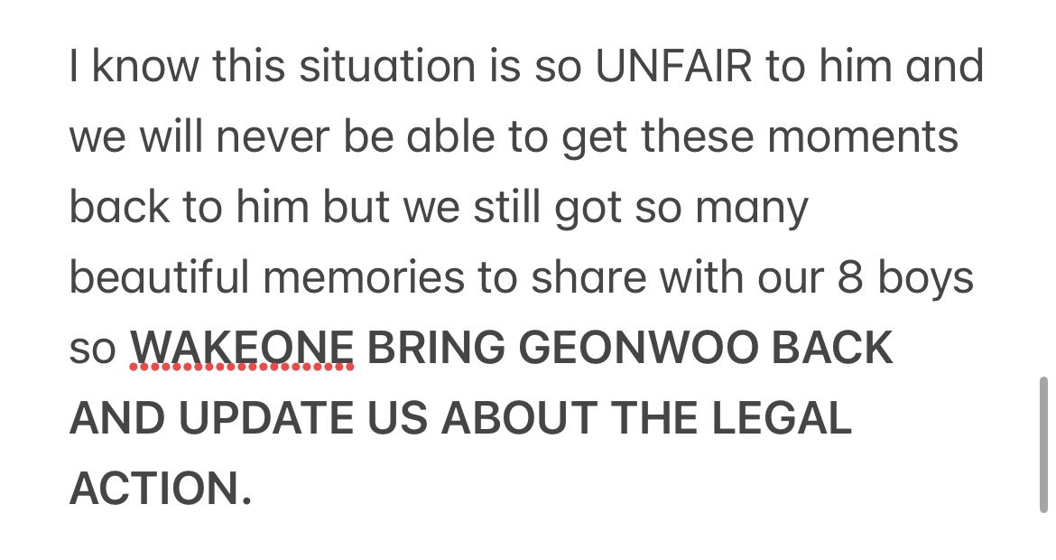 belgeonwoo's tweet photo. For me is sooooo clear that geonwoo will return, like im sure, here are the reasons: 

I really want to spread my thoughts to the maximum people possible (please like and repost) cuz I know how hard and frustrating this situation is.

Lets be strong together ❤️‍🩹

#GEONWOO #ALD1 #ALPHADRIVEONE