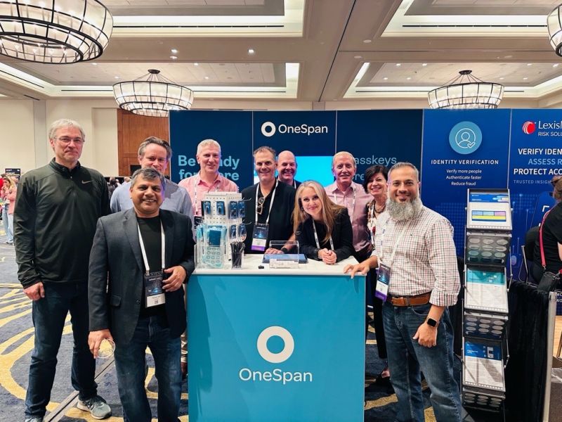 OneSpan's tweet photo. That's a wrap on @FIDOAlliance's Authenticate2026! 🎉

From expert sessions to great conversations at the OneSpan booth, we enjoyed connecting with the authentication and digital identity community.

Thanks to everyone who joined us!

A few highlights from the week. 📸 https://t.co/CO490JRgR8
