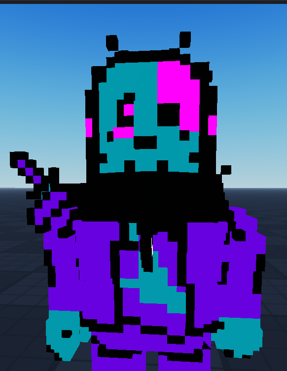 Lizard_bread's tweet photo. @noxxiitonics_ @snowmint0 One small problem. The emissive map only lights up the purple part of the texture for some reason (besides the Machete of course) https://t.co/j452CScu33