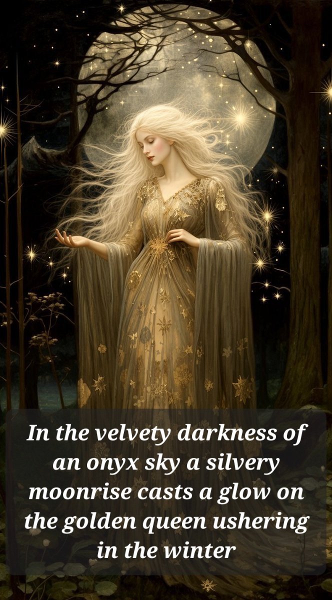 Morgan_R_R_Haze's tweet photo. #bionicanadian #WeirdMicro #vssfantasy 
In the Velvety Darkness of an Onyx Sky a silvery Moonrise casts a glow on the golden queen ushering in the winter
Image credit @FoxProse 
#imageprompt https://t.co/9g4ETFoRtV