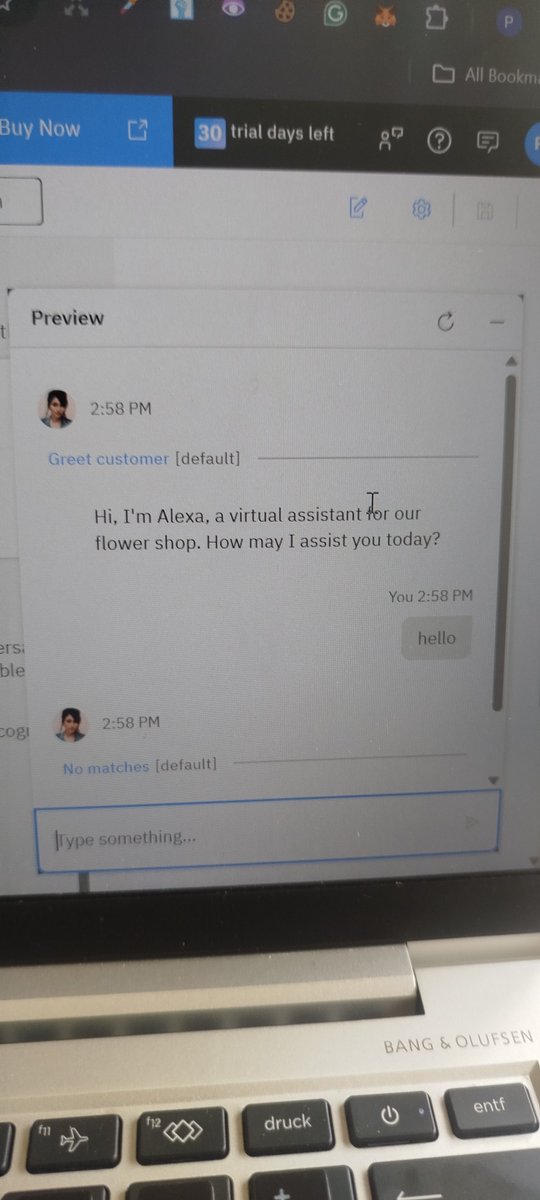 deerah_peace's tweet photo. Learning to build a virtual assistant Chatbot 🙂‍↕️

What are you building? Let's #connect https://t.co/nV9Al8WQ7e