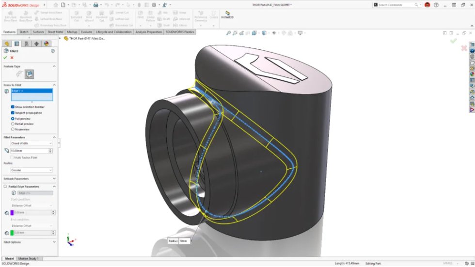 SOLIDWORKS's tweet photo. Many of the SOLIDWORKS 2027 top enhancements were driven by customer request, including sheet metal bend editing and stamping, the ability to save to an older version, and UV unwrapping. Here's what's new in SOLIDWORKS 2027 Design.#SW2027  https://t.co/ai4xtRtfvd https://t.co/ujjXA5oKhY