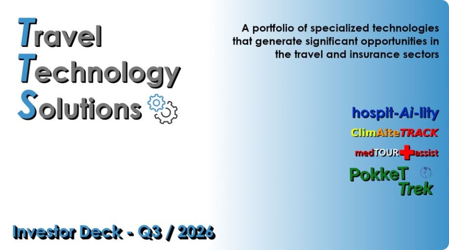TravelTechSol's tweet photo. Pre-Seed funding and acquisition opportunities available. Request the TTS Investor Media Package: Investor Pitch Deck, Revenue Strategies and Business Efficiencies, Valuation Analysis: Berkus Methodology, Due Diligence Questionnaire - access@traveltechnologysolutions.net #startup https://t.co/uuzFypVCNi