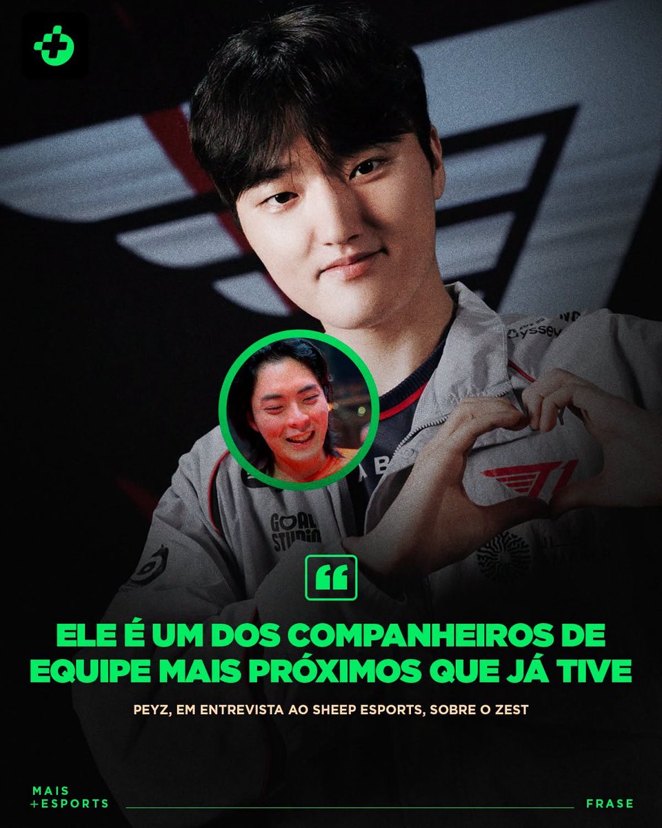 maisesportsbr's tweet photo. 🎙️Peyz falou que é bem próxima de Zest ao ser perguntado sobre como será enfrentar seu ex-companheiro de Gen.G Challengers:

"Naquela época, a gente se divertia muito juntos. Ele é com certeza um dos companheiros de equipe mais próximos que já tive na minha carreira, mesmo fora do período em que jogávamos juntos. Eu ainda mantenho contato com ele, e enfrentá-lo neste Worlds vai ser uma sensação muito diferente, é até meio surreal. Acho que vai ser muito legal jogar contra ele."

🗞️ Créditos: Sheep Esports
