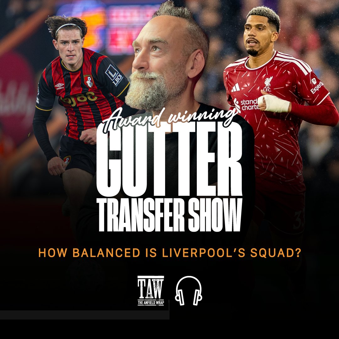TheAnfieldWrap's tweet photo. 🗣️ How Balanced Is Liverpool's Squad | The Gutter Transfer Show 

We look at the current state of the Liverpool squad and where we could potentially strengthen. @RobGutmann hosts @kieolfc, @Adam__Melia &amp; @jcxp19... 

🎧 Listen for FREE 👉 https://t.co/pGbTwXrqpV https://t.co/xU9JZorbQK