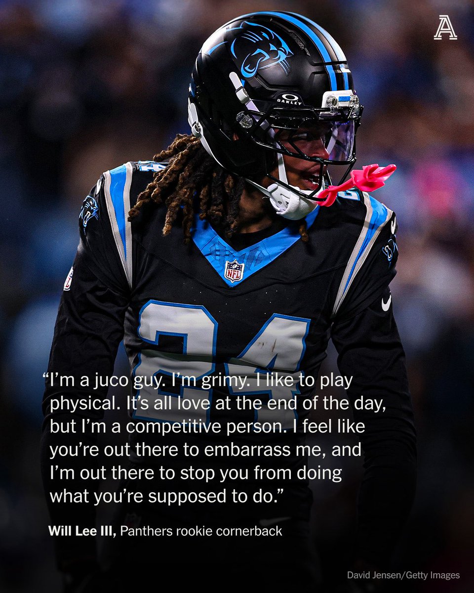 josephperson's tweet photo. Yes, Will Lee III had two PI penalties and gave up a TD vs the Eagles. But the Panthers rookie also had six tackles and three PBUs, and showed no fear while matching up vs DeVonta Smith.
More on “The Blanket”:
https://t.co/kIMtdkvkJk https://t.co/4ZIL56N2TL
