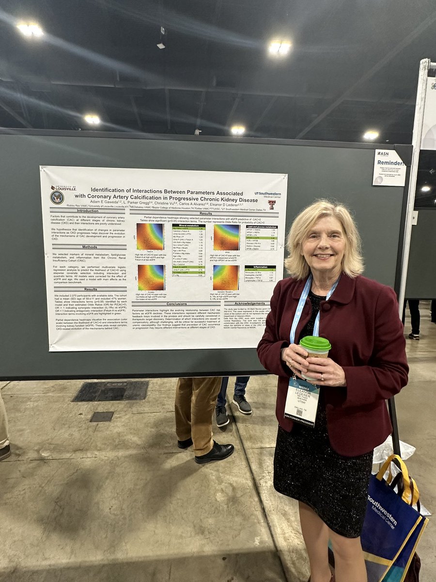 UTSWNephrology's tweet photo. 🫘🔬 Day 1 of #KidneyWk 2026!

Proud to showcase our @UTSWNephrology representation at today’s poster sessions!

👏 Congratulations to all our presenters for sharing their research with the kidney community! https://t.co/FFYnjciOOo