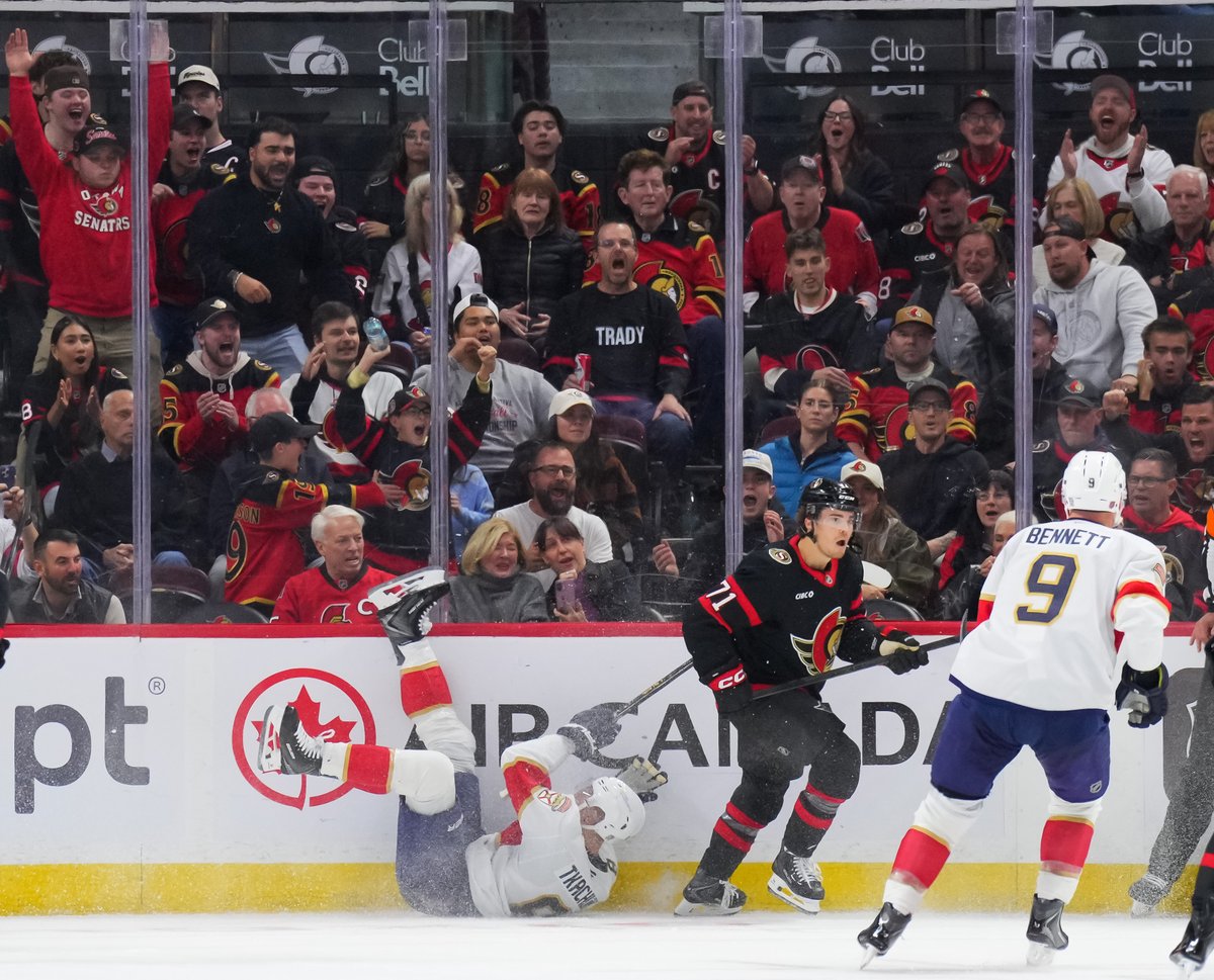 ChrisTanouye's tweet photo. Ottawa Senators and Florida Panthers (2/2) (Photo by Chris Tanouye/Freestyle Photography/Getty Images) #GoSensGo @Senators https://t.co/nACipoxXyG