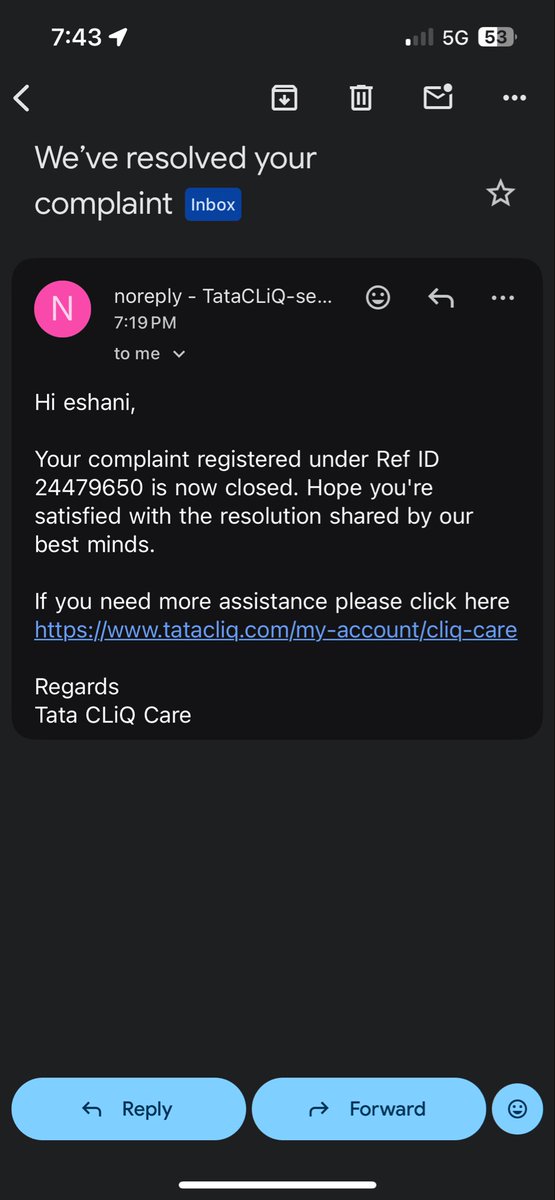 EshaniVerm's tweet photo. @TataCLiQFashion @TataCLiQCare @XpressBees
This is absolutely unacceptable and disgraceful! My prepaid order has NOT been delivered, yet you have the audacity to mark it as DELIVERED and now claim that my complaint is resolved and closed? HOW can you close a complaint when the customer has not even received the product? 🤬
This is nothing but extremely poor customer service and a complete disregard for customers. I am fed up with this irresponsible behaviour. I will NEVER order from Tata CLiQ again if this is how you treat your customers.
My order number is 145303594. I DEMAND an immediate resolution: either deliver my product or issue a FULL REFUND. Stop falsely marking orders as delivered and closing complaints without resolving them!

@TataCLiQ @XpressBees
I have a serious question regarding my undelivered prepaid order. I never received the product, nor did I receive any delivery OTP. Then how exactly was my order marked as DELIVERED?
If delivery verification is required for my shipment, I demand to know how the delivery was confirmed without my receiving the product or any OTP. This raises serious concerns about the delivery verification process.

@TataCLiQCare , I expect an immediate response and a proper resolution. This is NOT acceptable!