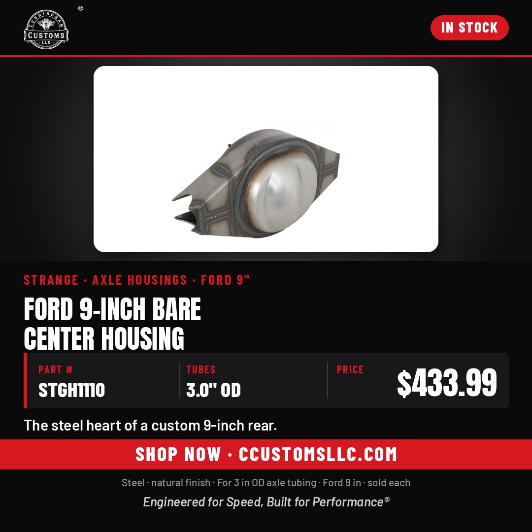 ccustomsllc17's tweet photo. Building a custom Ford 9-inch rear for your drag car? Start with Strange's bare center housing, steel and made for 3.0" OD axle tubes. $433.99, in stock.
https://t.co/QdUYfHw5hp
#dragracing #Ford9inch #StrangeEngineering
Engineered for Speed, Built for Performance® https://t.co/82mboDDbpy