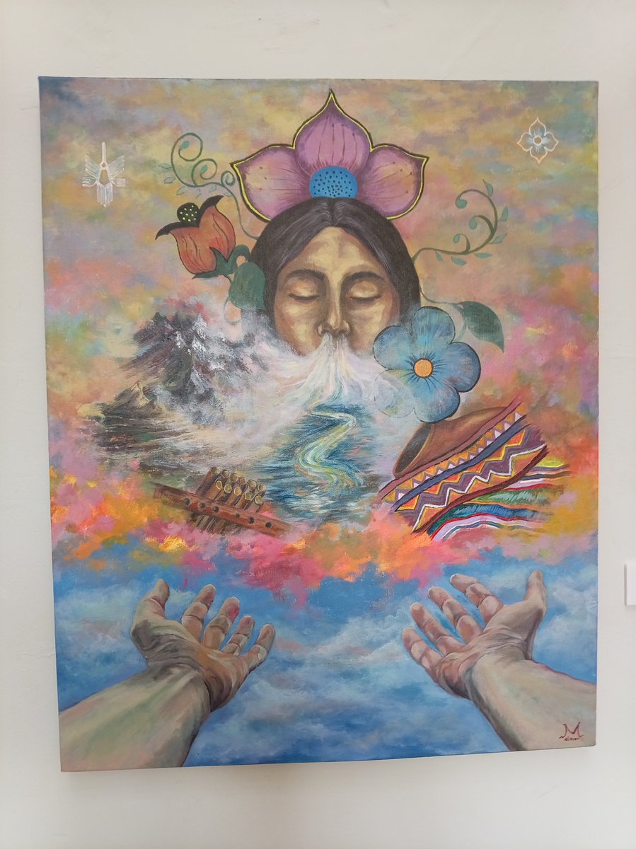 CAkintui96233's tweet photo. Que hermoso es el arte 🎨 esa pintura se encuentra en el museo de la CASA DE LA IDENTIDAD Trujillo #trujillo #arte #viral #trujilloboys https://t.co/3dZFlFuc1M