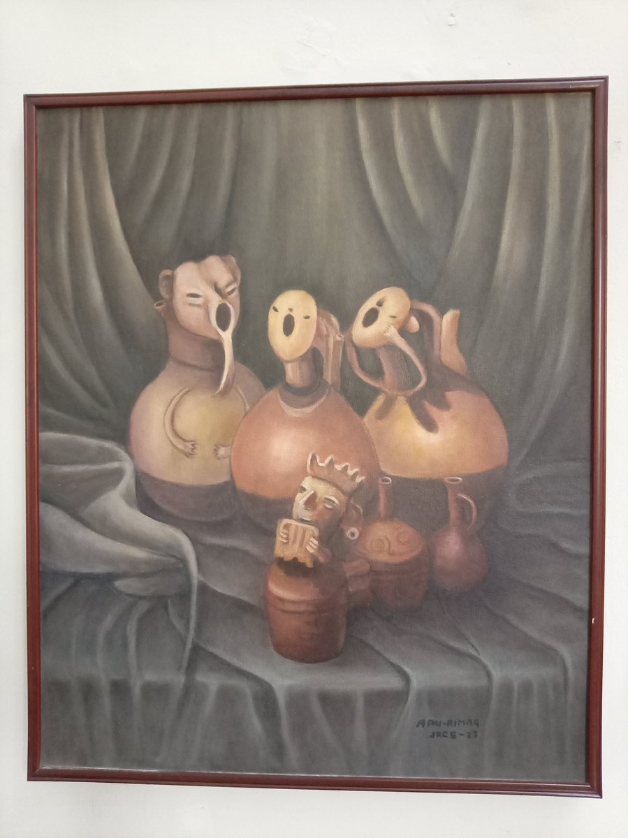 CAkintui96233's tweet photo. Que hermoso es el arte 🎨 esa pintura se encuentra en el museo de la CASA DE LA IDENTIDAD Trujillo #trujillo #arte #viral #trujilloboys https://t.co/3dZFlFuc1M