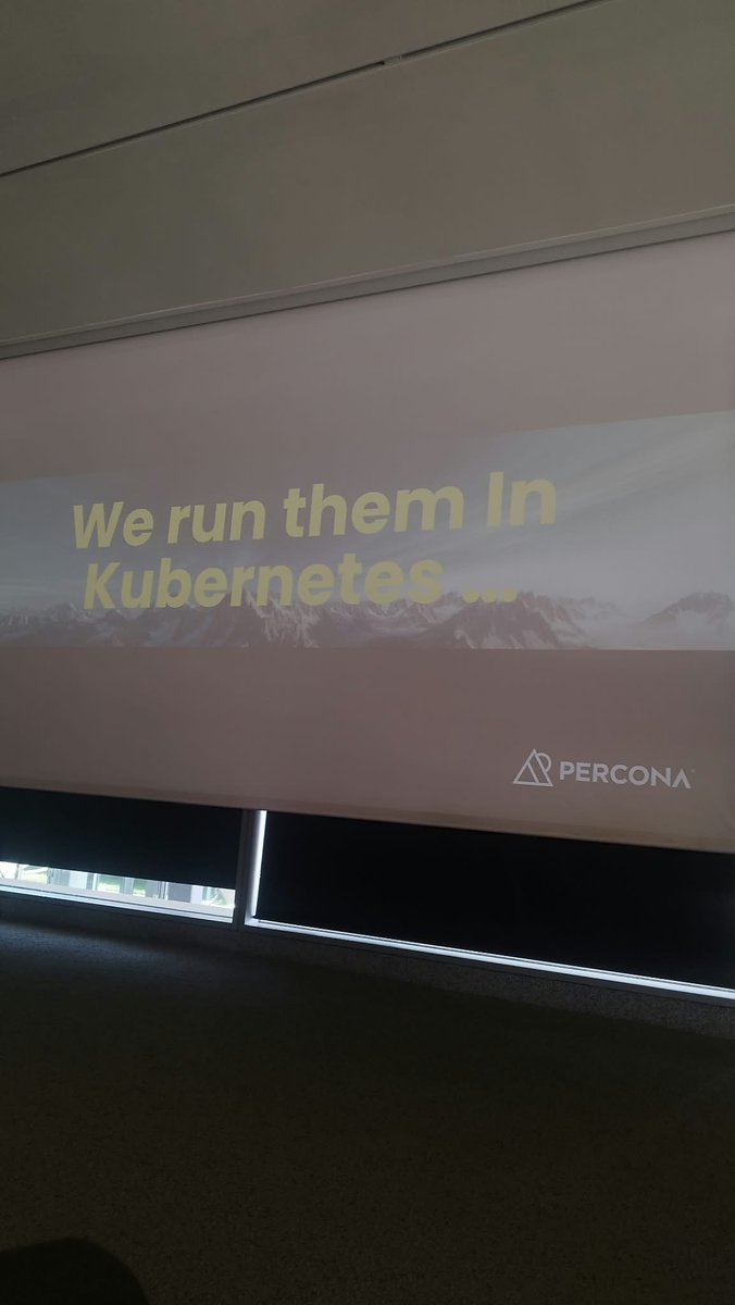 PerconaBytes's tweet photo. Operators are awesome 💛 BUT ..
.. we run them in Kubernetes 

Practical advice by Natalia Marukovich https://t.co/nSozXXeiPv